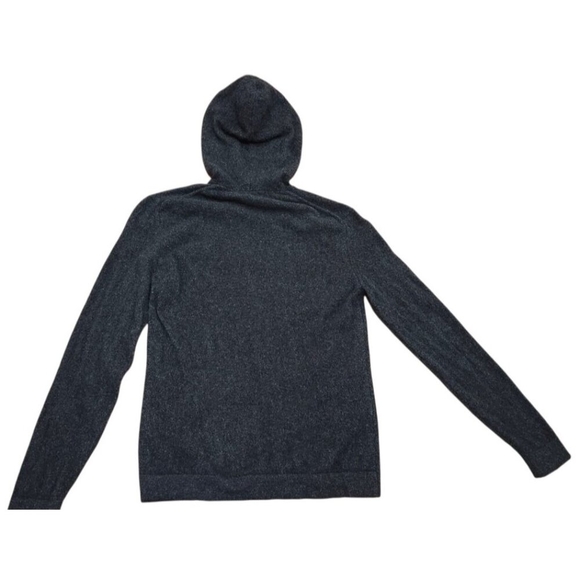 Naadam Sweater M Recycled Cashmere Hoodie Dark Gray Casual - Picture 8 of 15